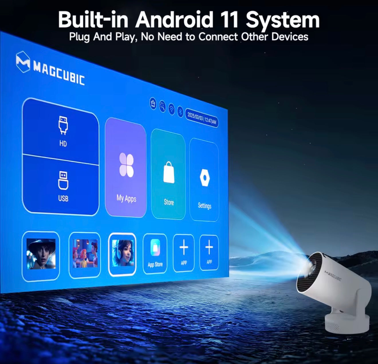 Magcubic Mini Projector